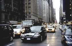 Crowded streets Central Park New York