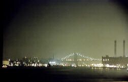 The crowd leave the East River the Independence Day Fireworks Show in NYC