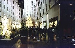 What a better way to spend Christmas than at the mall in Rockefeller Center in New York