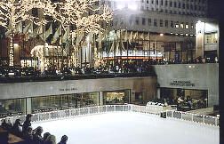 Rockefeller Rink was the first Manhattan outdoor rink to open