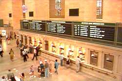 Grand Central Station timetable