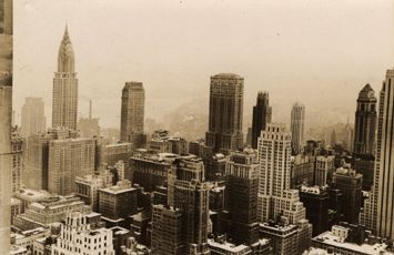 Midtown Manhattan, New York City, from Rockefeller Center, 1932