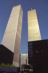 Looking at the two World trade Center Towers