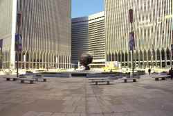 The Plaza between the two towers offered a quiet, comfortable area for photography and fresh-air.