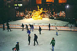 Rockefeller Center Ice Skating Rink NYC