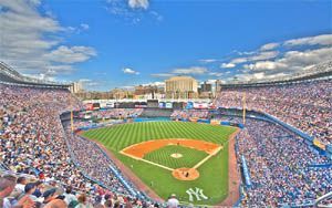 The Yankee Stadium Field in the Bronx