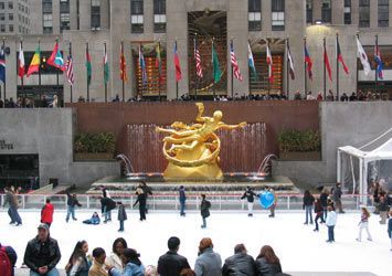 Ice Skating at Rockefeller Center NYC