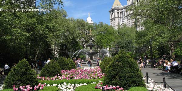 New York City Hall Park NYC