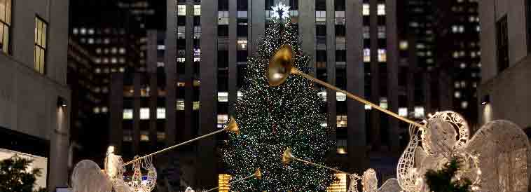 The Huge Christmas Tree at Rockefeller Center